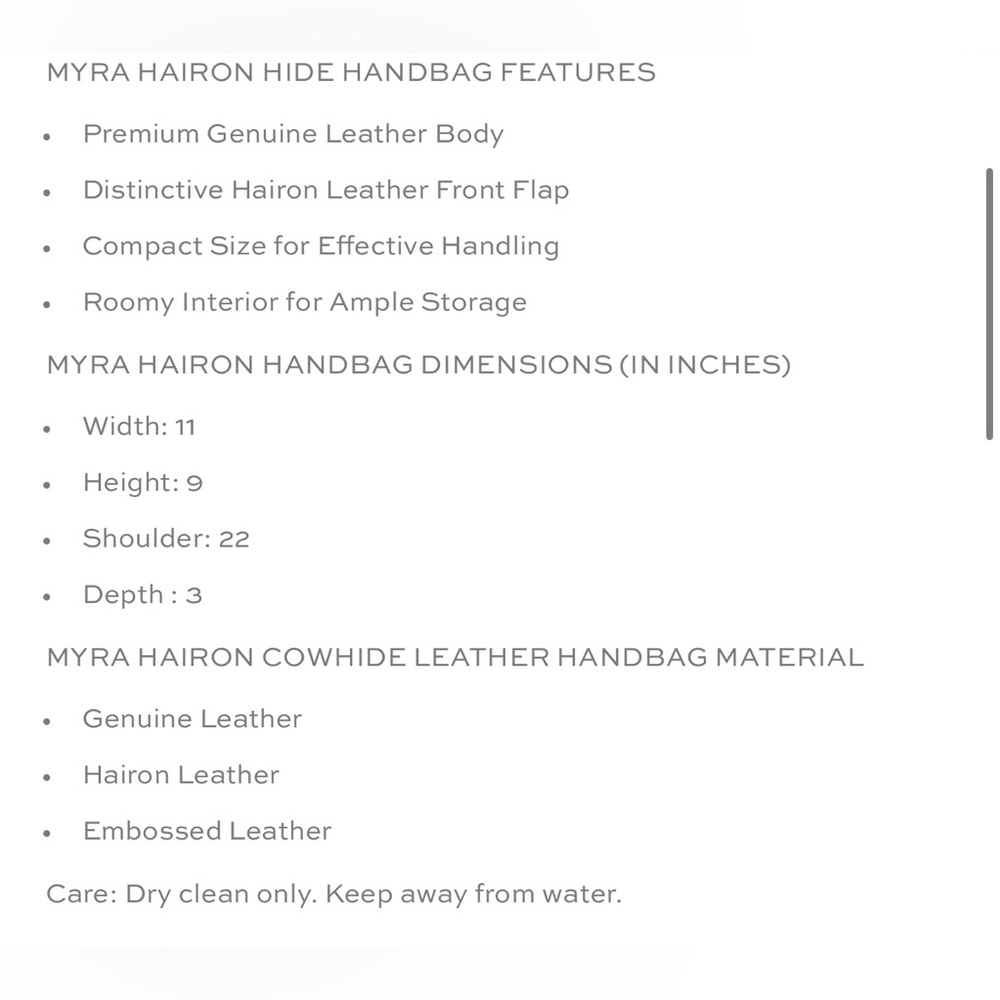 Myra Bag-Mesa Terra Leather and Hairon Bag - Picture 13 of 13